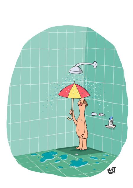 dusche cartoon|Cartoons und Karikaturen mit Dusche.